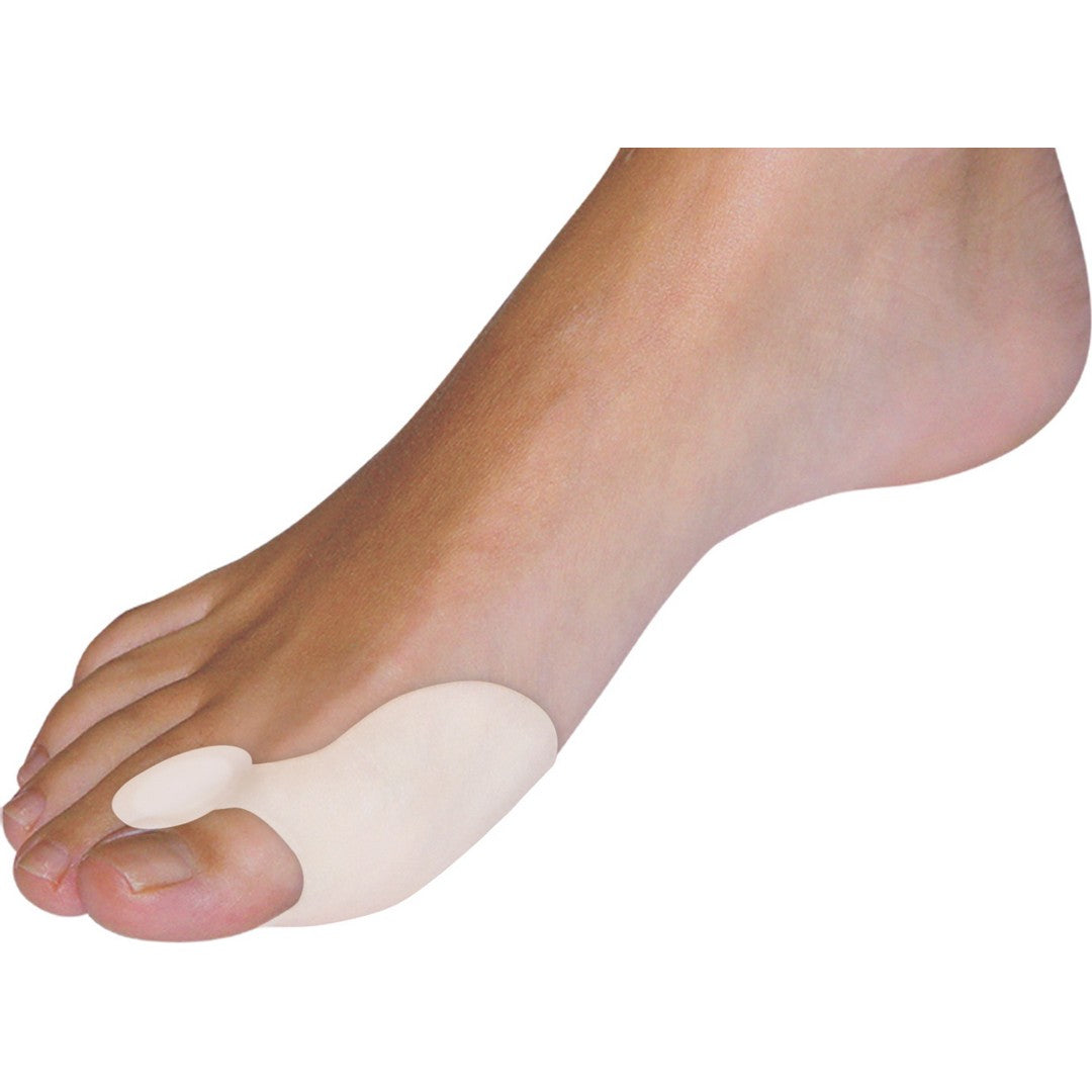 PROTETOR DE HALLUX VALGUS (JOANETE) + SEPARADOR DE DEDOS EM GEL