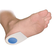 Coussinet plat pour talonnette en silicone double densité